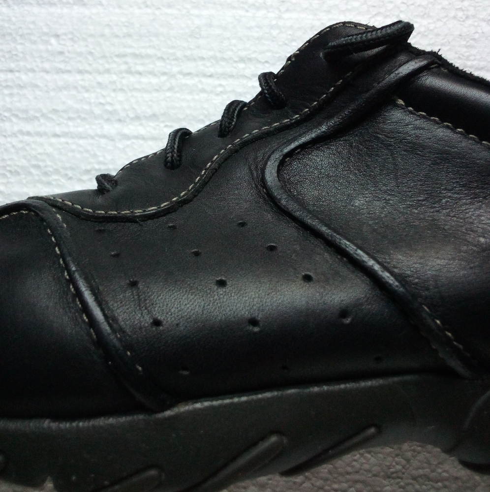 Timberland Leather Driver Lace-up Shoes Sneakers Men's 9M Black - Picture 6 of 16